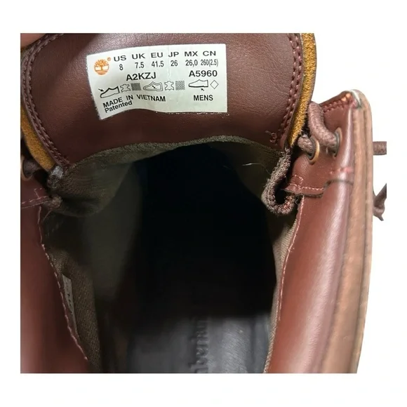 Timberland Men’s Port Union Waterproof Boot –leather  size 8 men’s - Picture 4 of 14